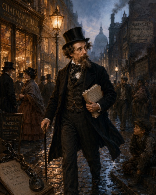 Portrait of Dickens