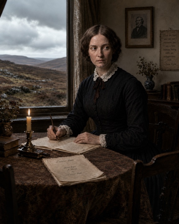 Portrait of Charlotte Brontë