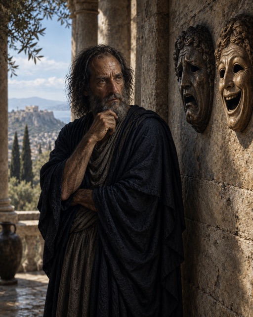 Portrait of Euripides