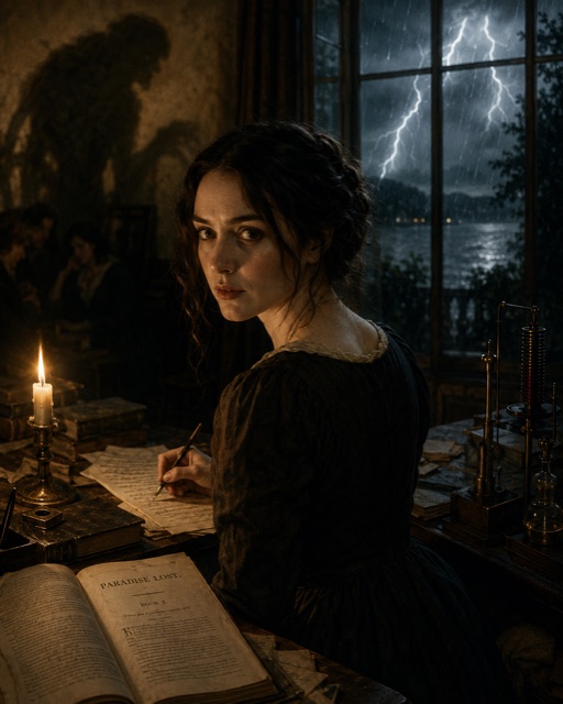Portrait of Mary Shelley